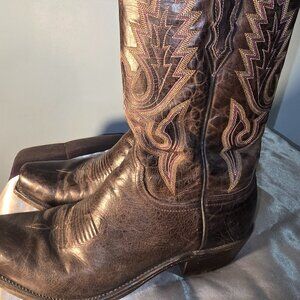 Lucchese Men's Chocolate Madras Goat Boot Men's 10.5
